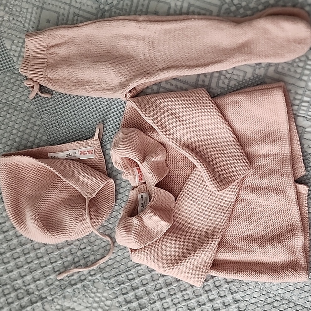 Zara Pink Kids Matching Set